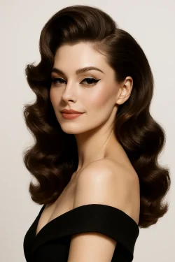 تسريحات شعر بسيطة وناعمة للمناسبات 04