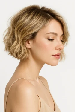 تسريحات شعر قصير مميزة 14