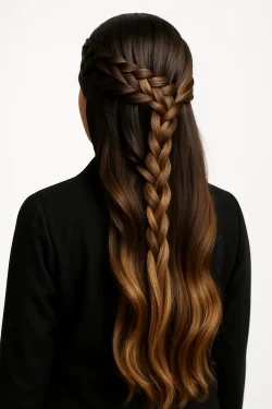 تسريحات ضفائر 15