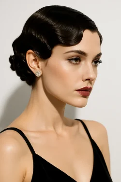 تسريحات للمناسبات للشعر القصير 03