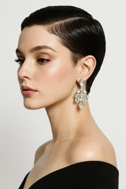 تسريحات للمناسبات للشعر القصير 12