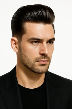 تسريحة البومبادور الرجالية