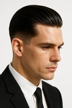تسريحة السليك باك للرجال